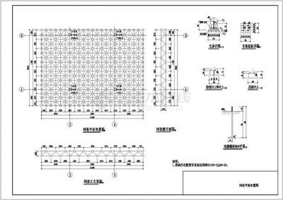 加油站罩棚施工方案（加油站罩棚施工技術要點） 鋼結構網架設計 第2張