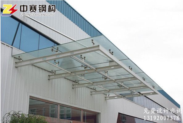 鋼結構玻璃過道 結構工業鋼結構施工 第2張