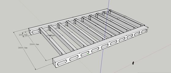 24米跨度用多大工字鋼（24米跨度廠房梁柱結構設計） 建筑方案施工 第4張